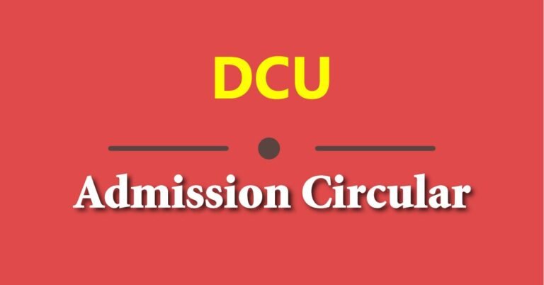 Admission Circular